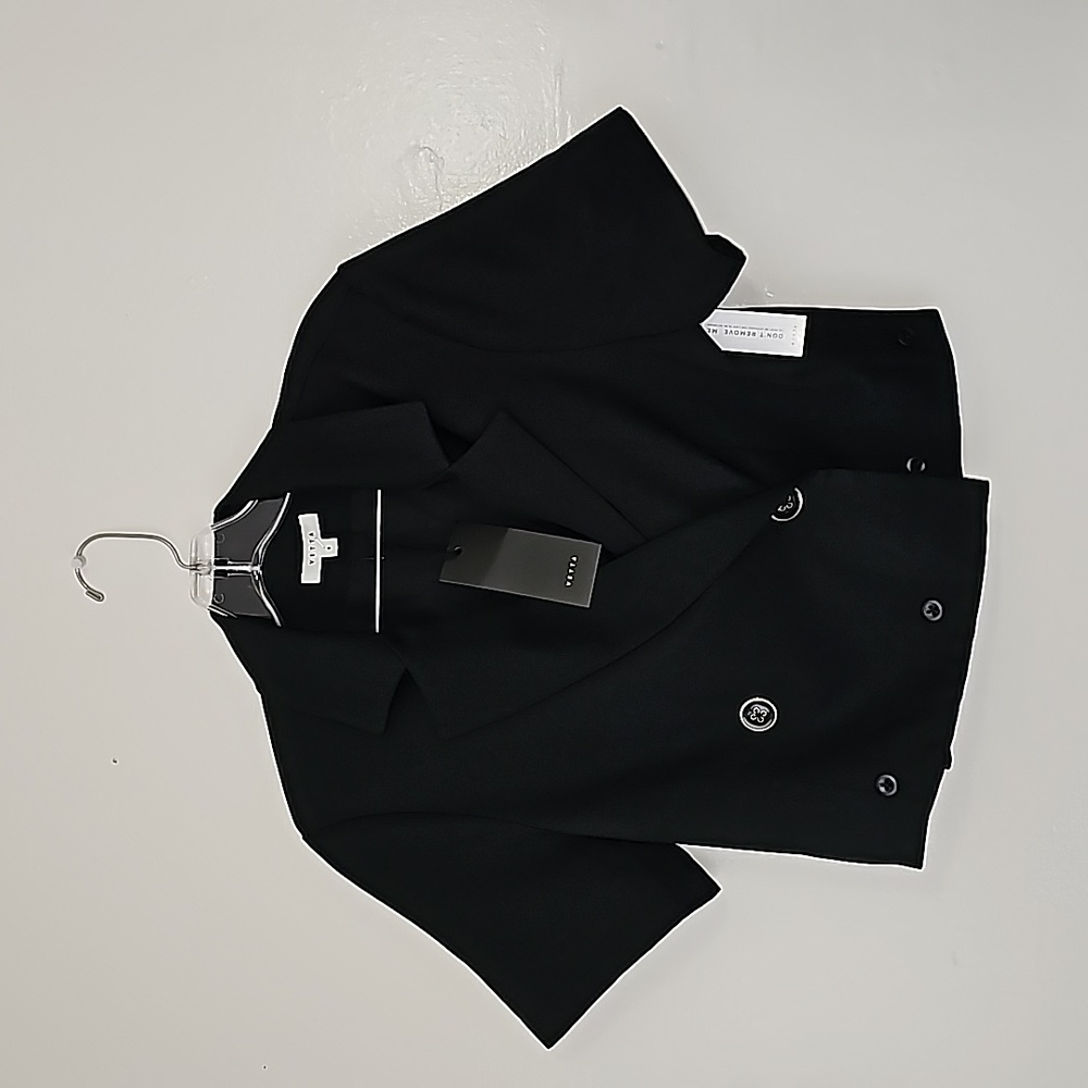 Vetta Cropped Double Breasted Blazer NO Dress Black Capsule